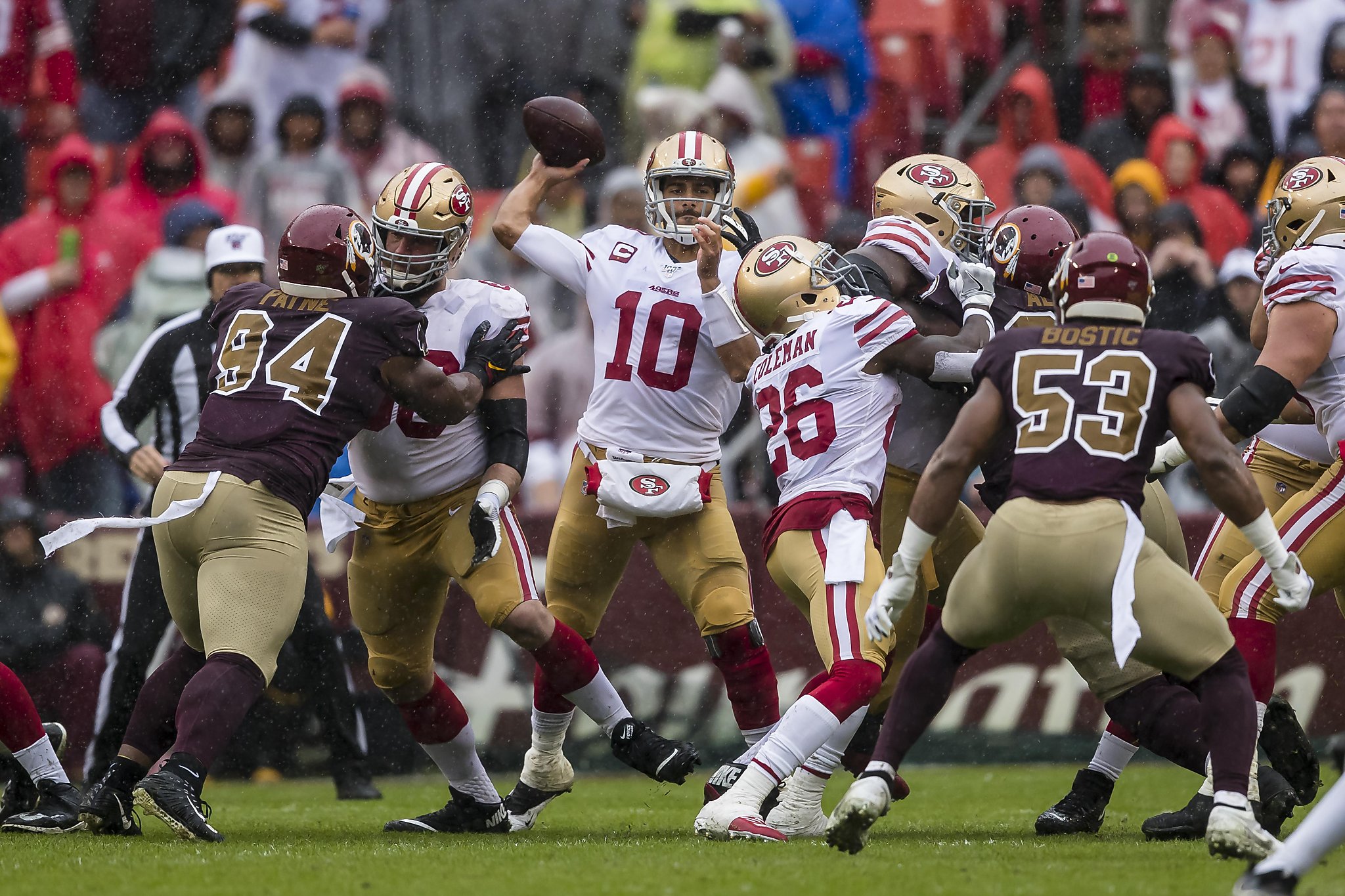 49ers' Marquise Goodwin evaluated for another concussion