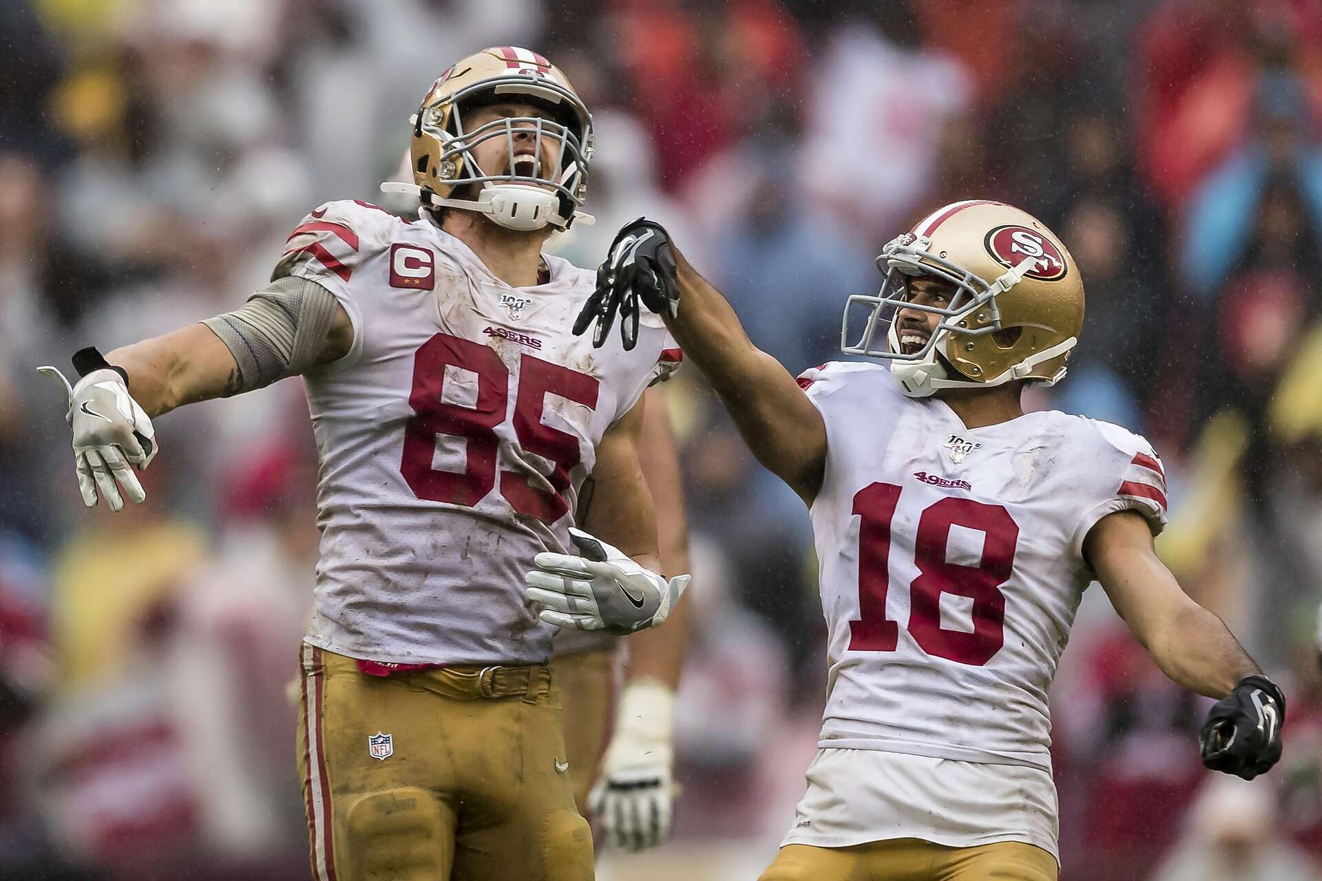 Tough mudders: 49ers overcome rain, Washington for 9-0 win