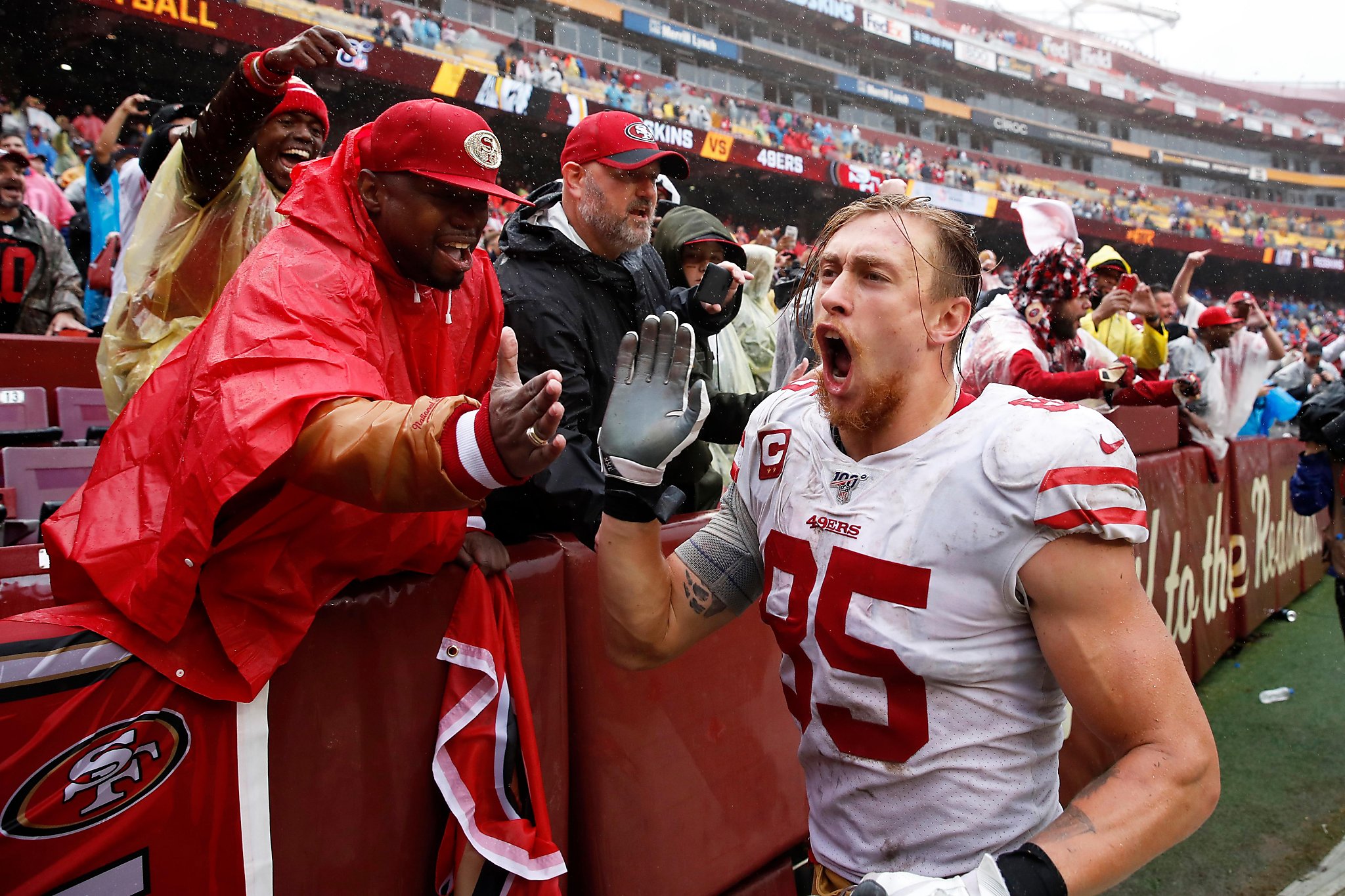 Fans can buy a 49ers George Kittle National Tight End Day shirt at Levi's  Stadium this weekend