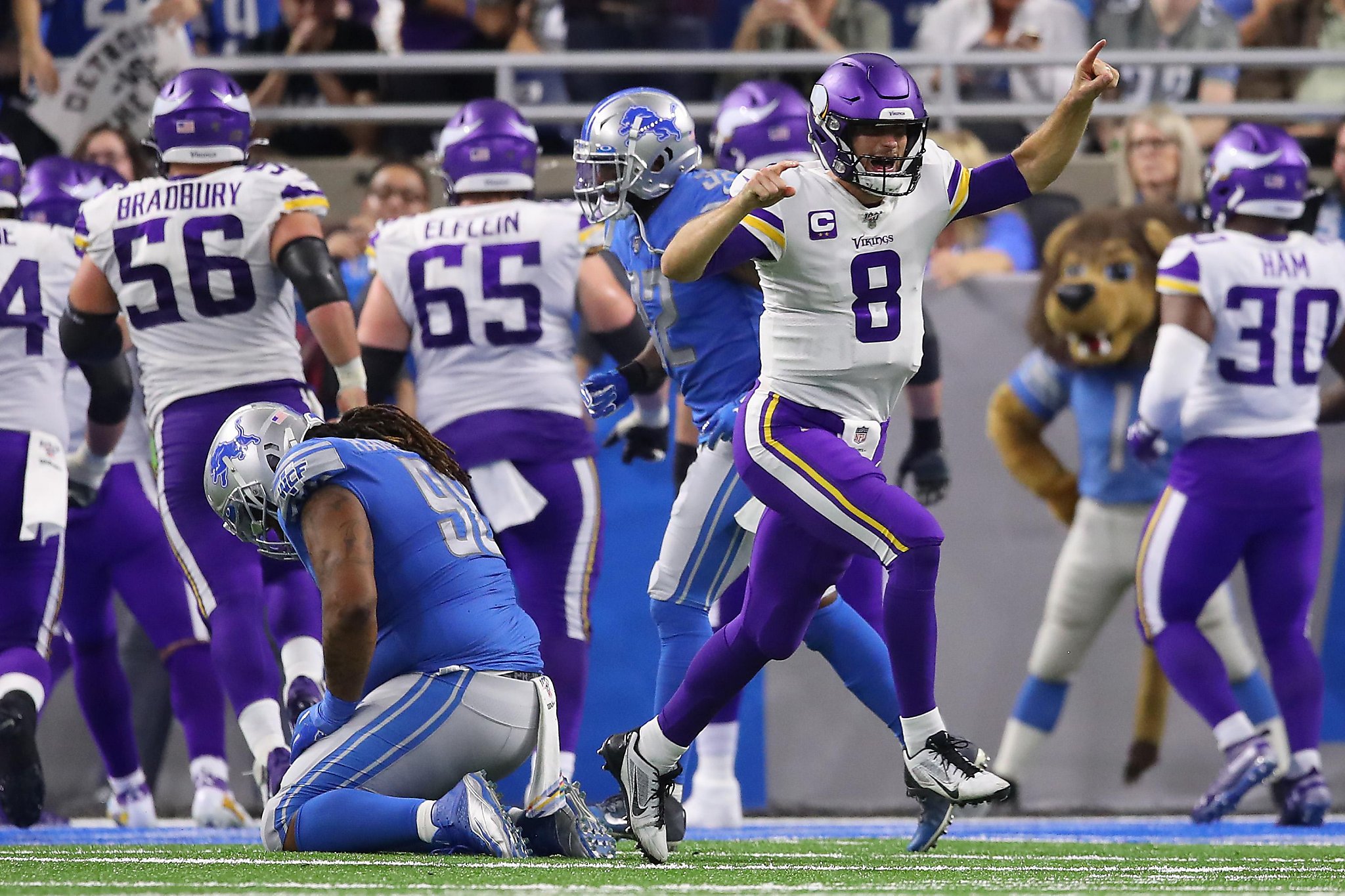 Vikings' Kirk Cousins needed to play sharp in the second half