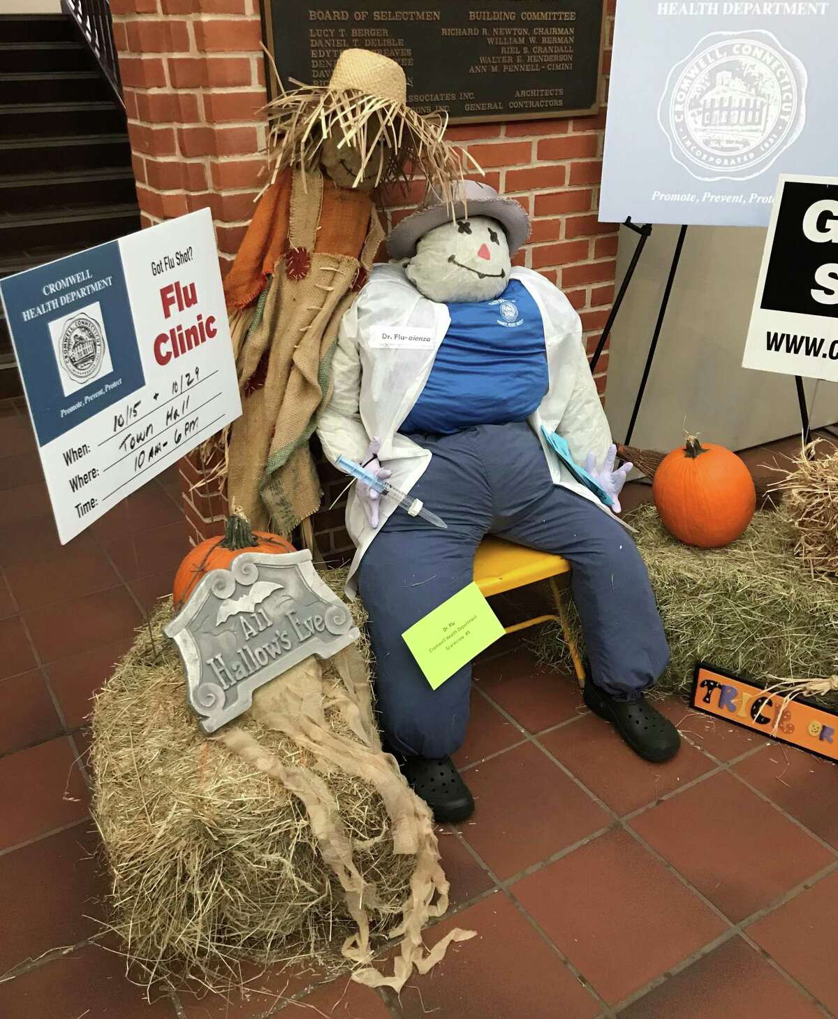 Cromwell scarecrow contest offers fun at Town Hall