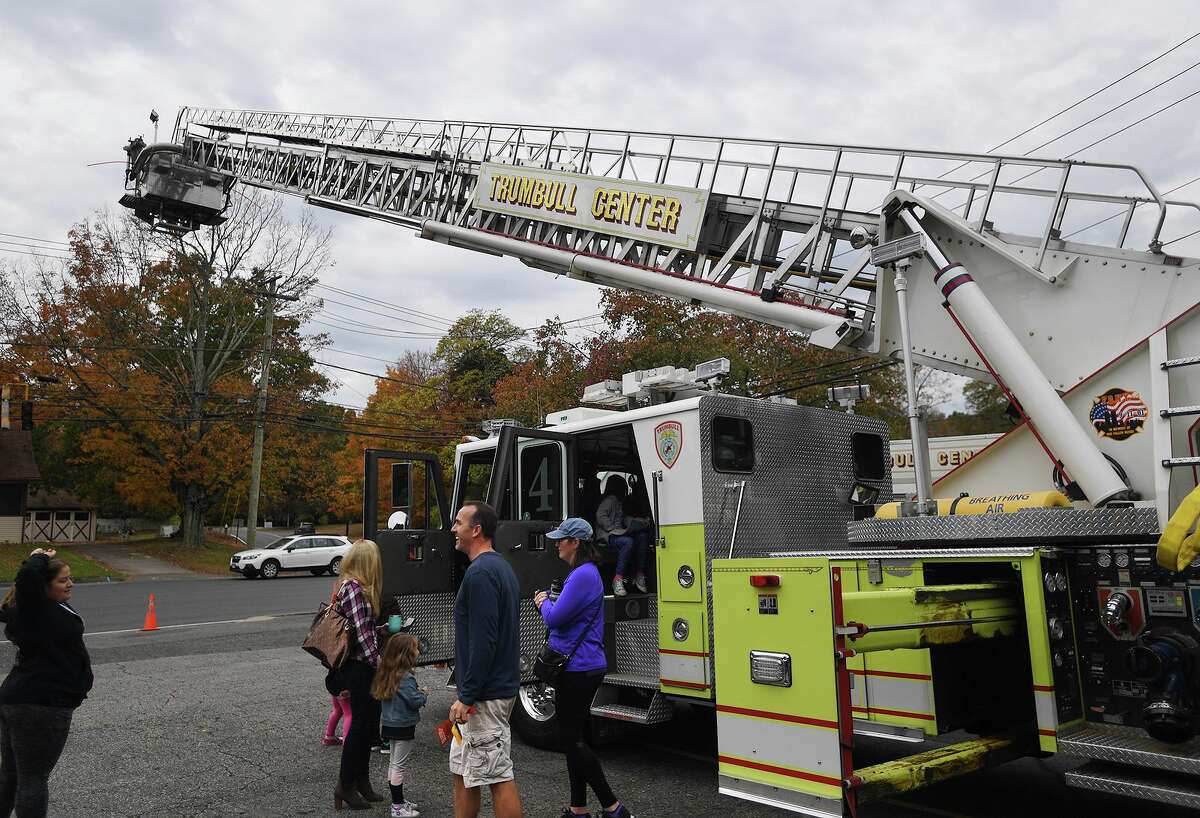 Fire fighting apparatus is on display during a day long open house at Trumbull Volunteer Fire Co. #1 at 860 White Plains Road in Trumbull, Conn. on Sunday, October 20, 2019.