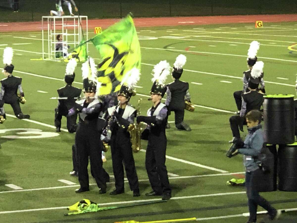 Marching band takes first place