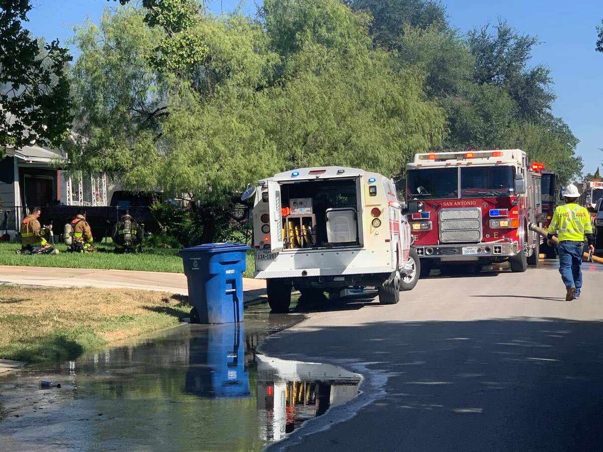 The San Antonio Fire Department is investigating a structure fire in the 2300 block of Texas Avenue Monday afternoon.