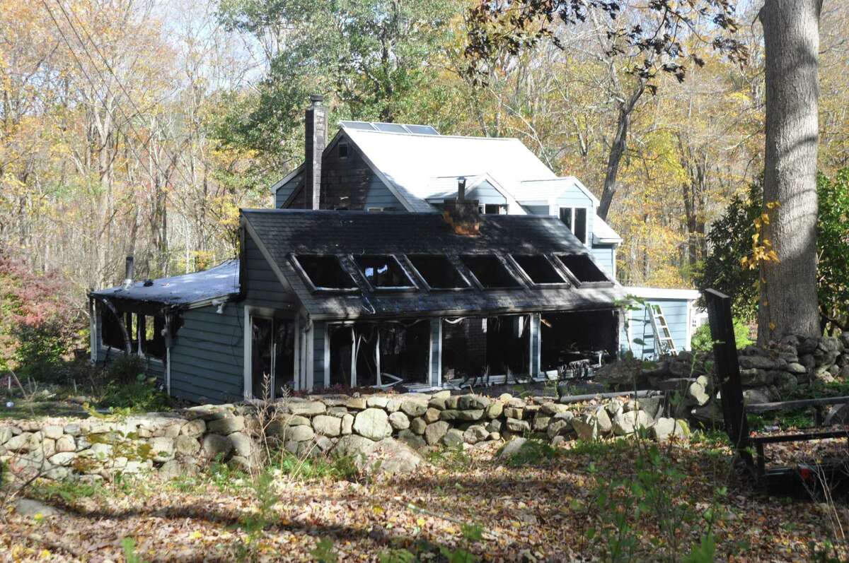The home at 70 Pumping Station Road in Ridgefield received significant damage from a blaze on Thursday, Oct. 17. An investigation into what caused the fire is still pending.