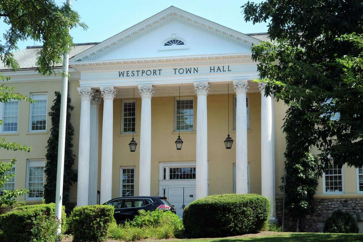 Westport Town Hall, in Westport, Conn. Aug. 24, 2016.