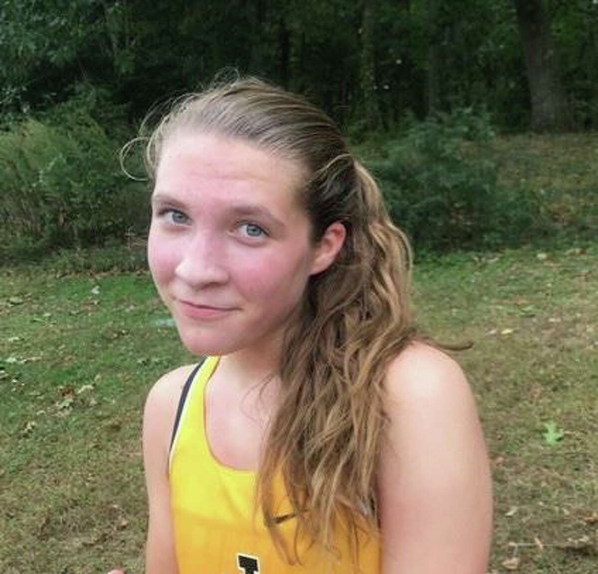 Katie Konareski led Jonathan Law at the Platt Tech Invitational.