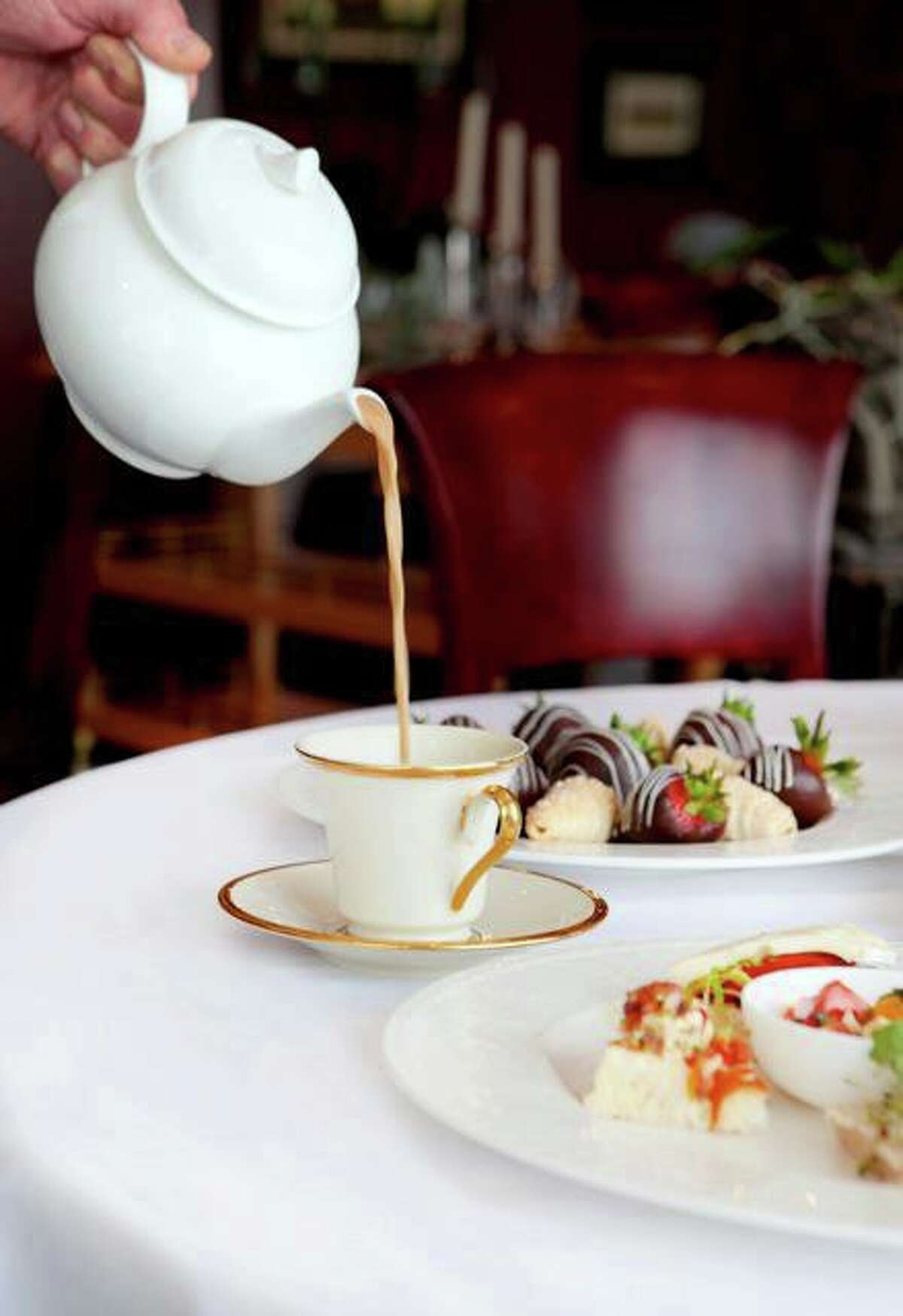 Kiran’s is one of the few Houston restaurants offering formal afternoon tea service.