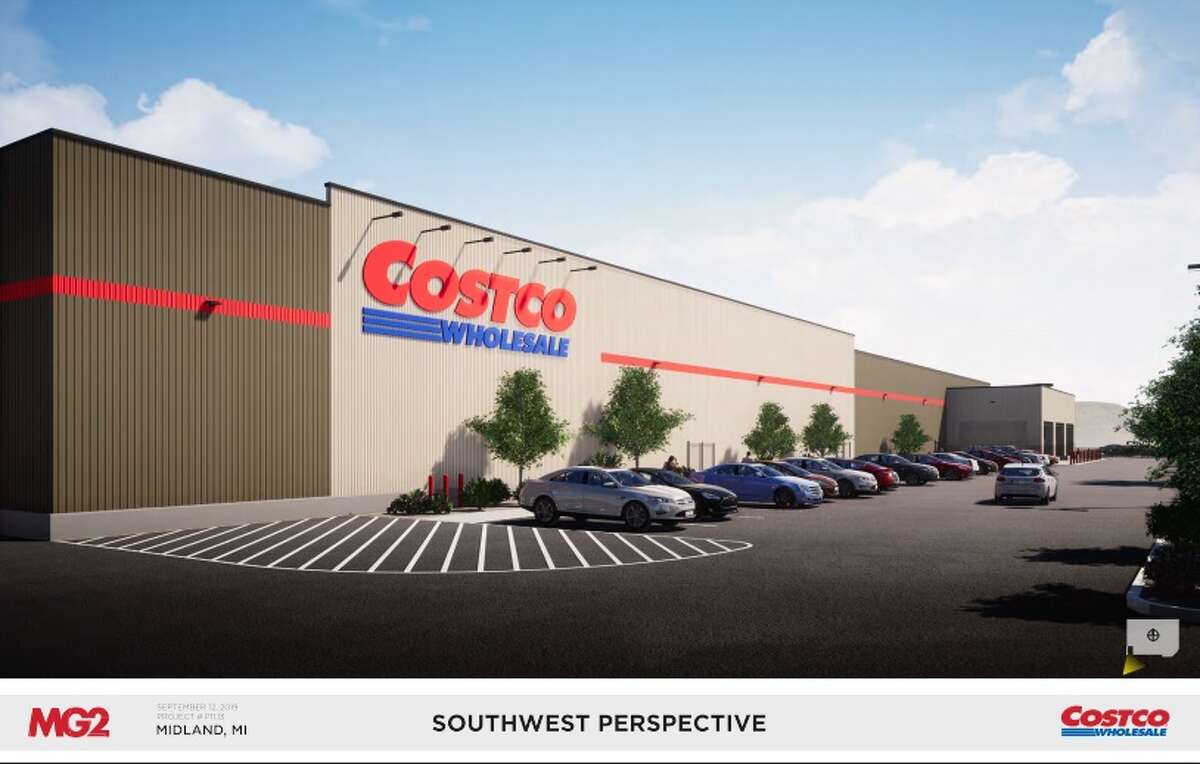 Costco submitted design renderings to the city for its proposed site in Midland, to be located at 4816 Bay City Road. (Photo provided)