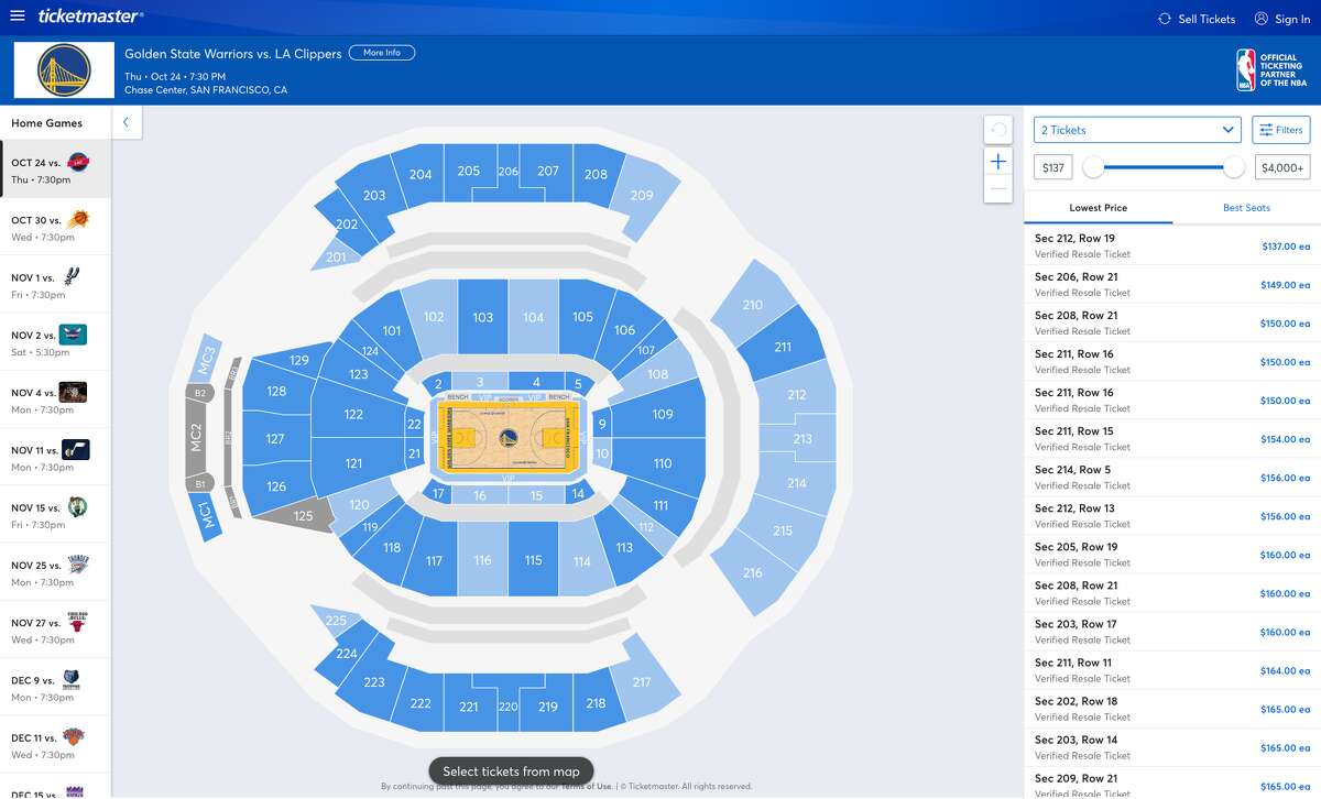 You can buy a car for the price of one ticket at the Warriors' home opener