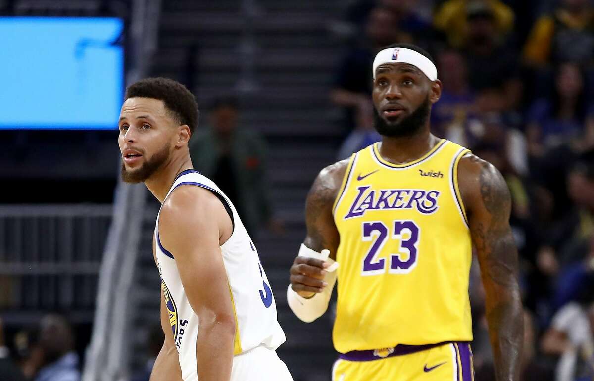 LeBron James, Stephen Curry Play on Same Team for First Time