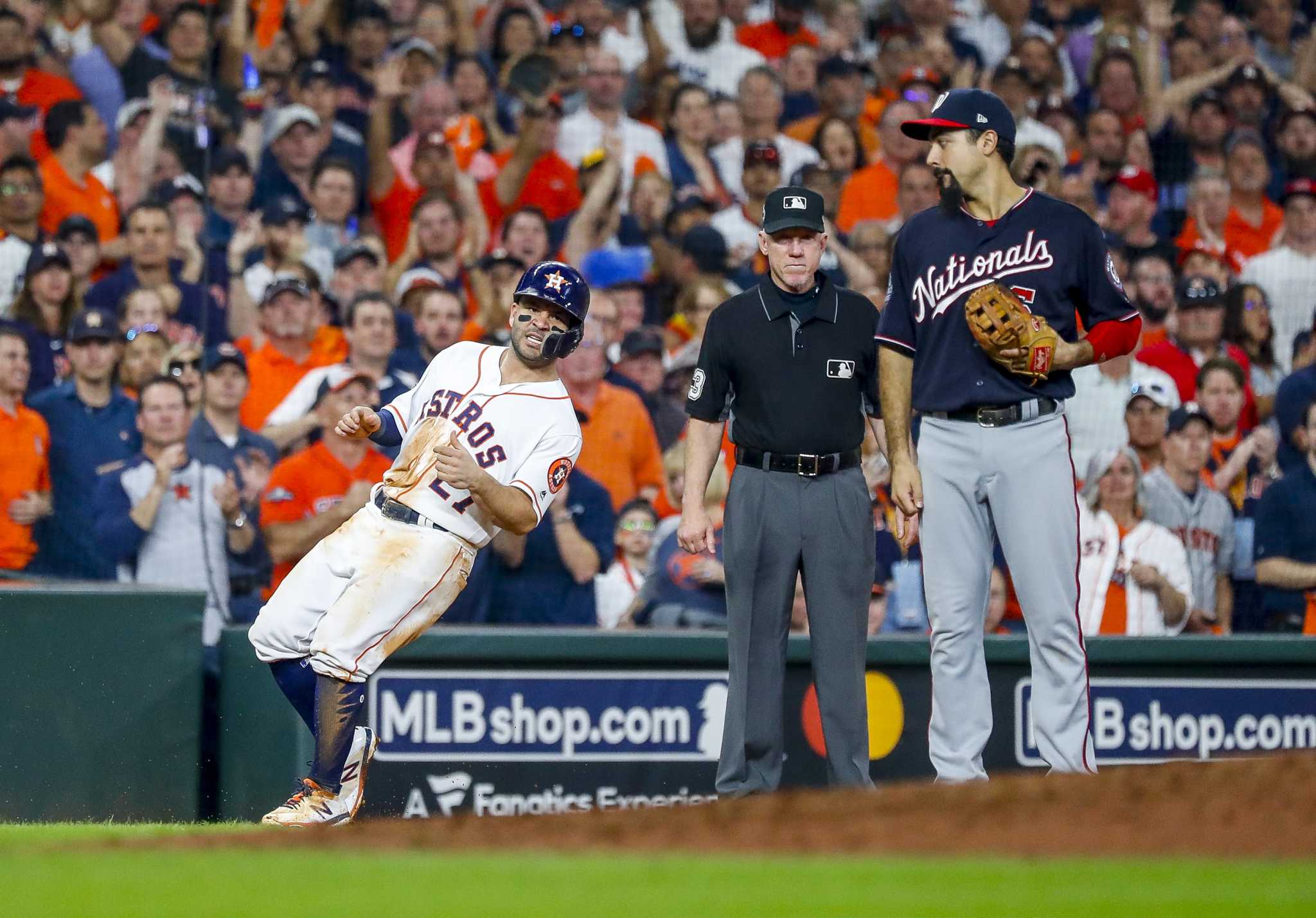 Astros lose World Series opener to Nats after sordid week off the field, World Series