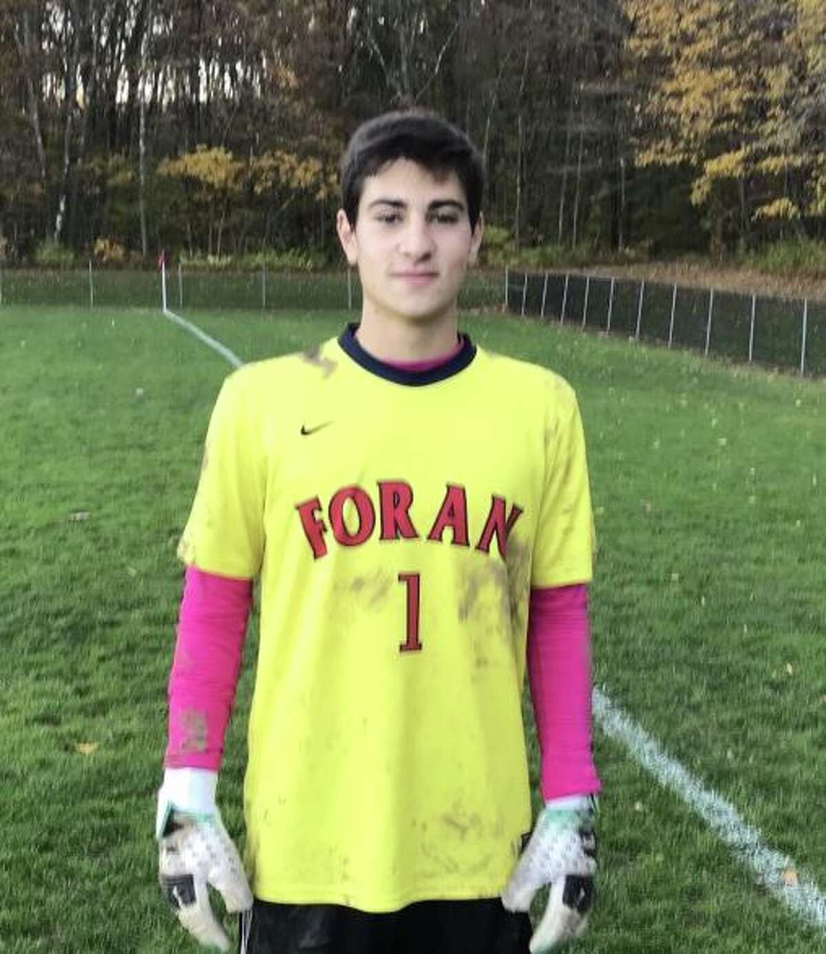 Luca Marinelli was Man of the Match during Foran's game at Guilford.