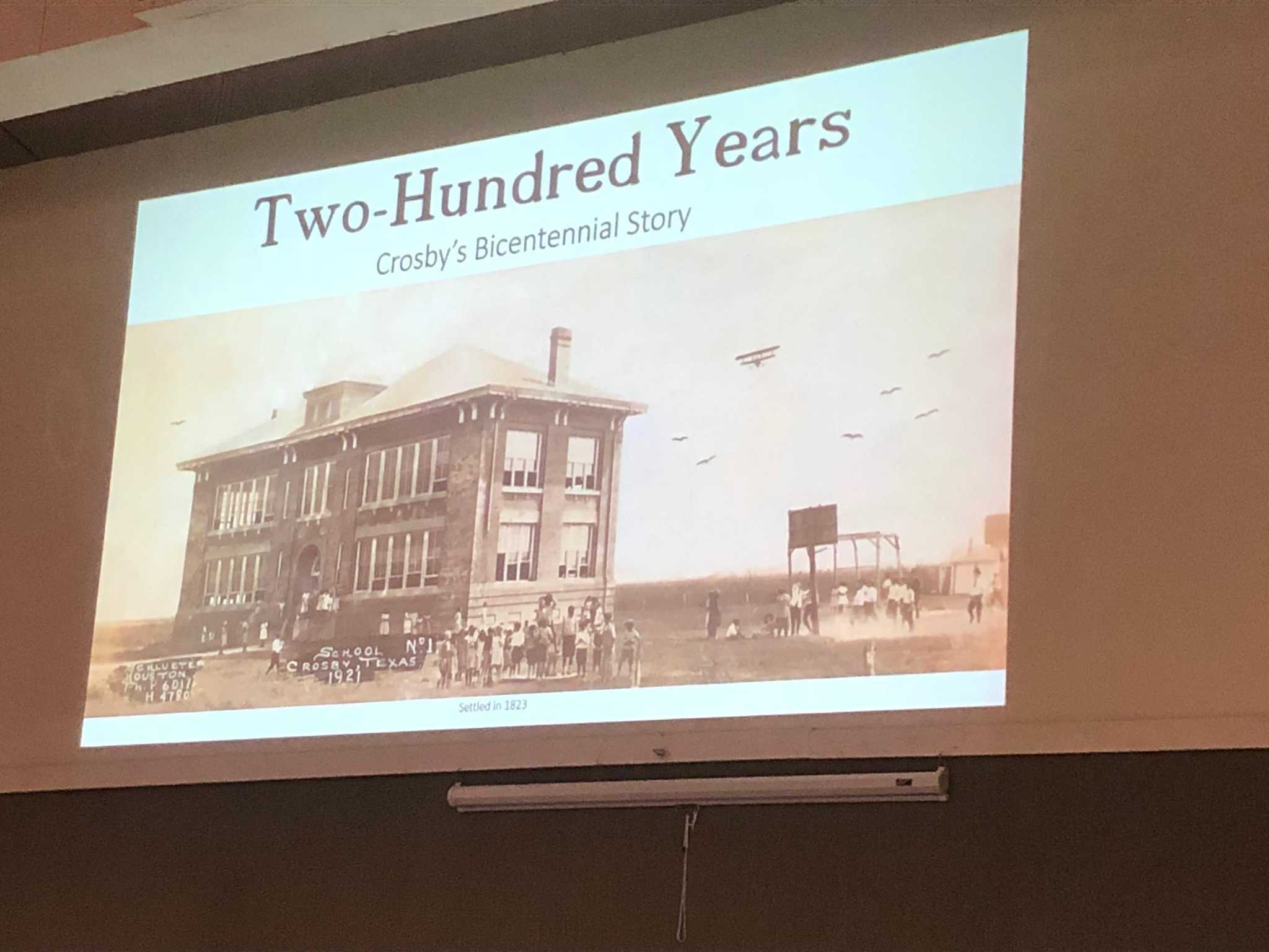 Author showcases 200 years of Crosby history to historical society