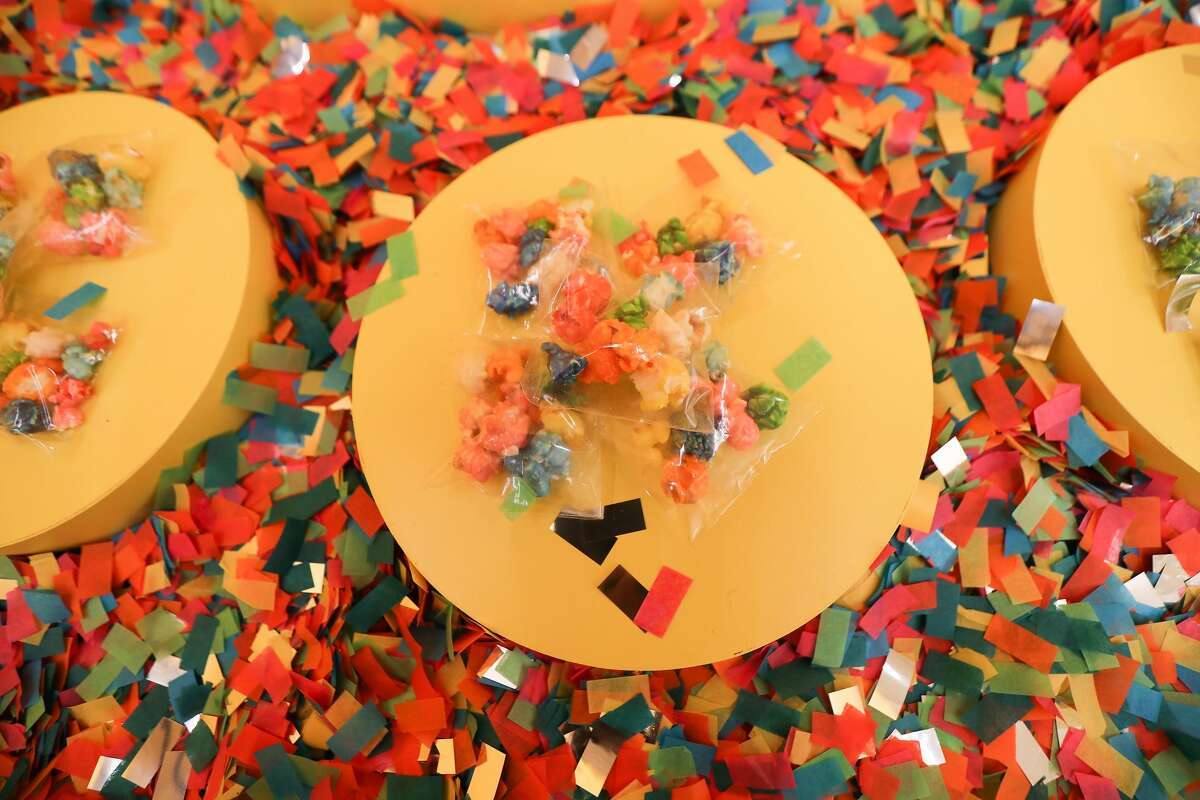 Here's a sneak peek inside the Instafamous popup art exhibit, the