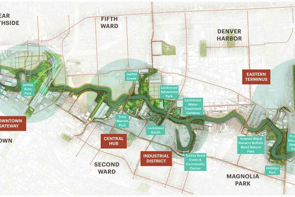 buffalo bayou park map Plans To Transform The East End Of Buffalo Bayou To Be Unveiled