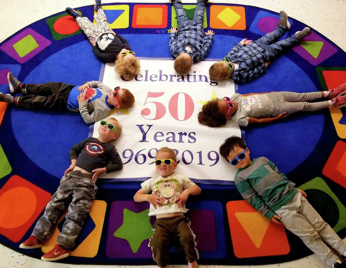 St. Stephen’s Nursery School students.