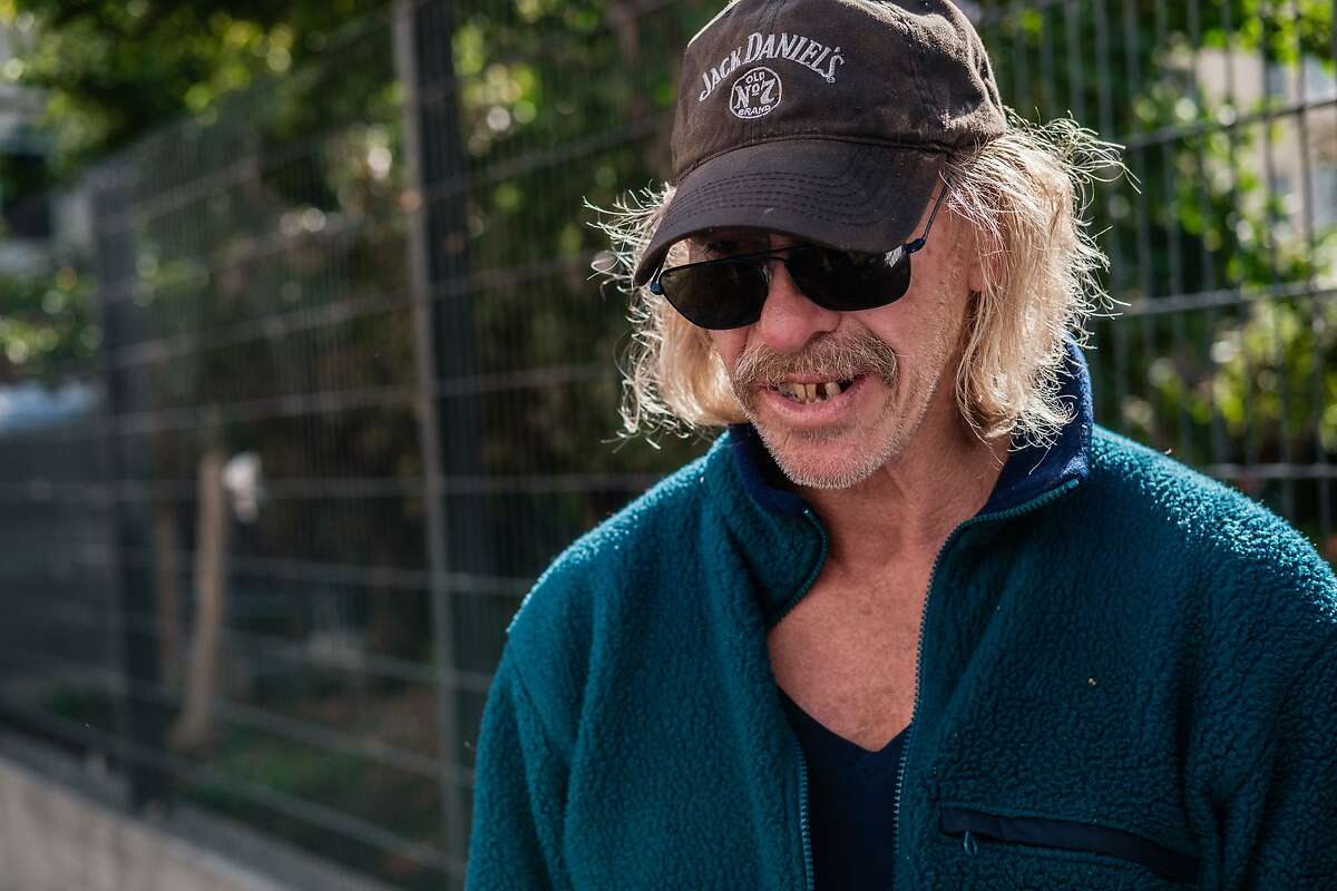 Michael Weese, who is homeless and struggles with meth addiction is seen on the street in San Francisco, Calif. on Thursday, October 17, 2019.