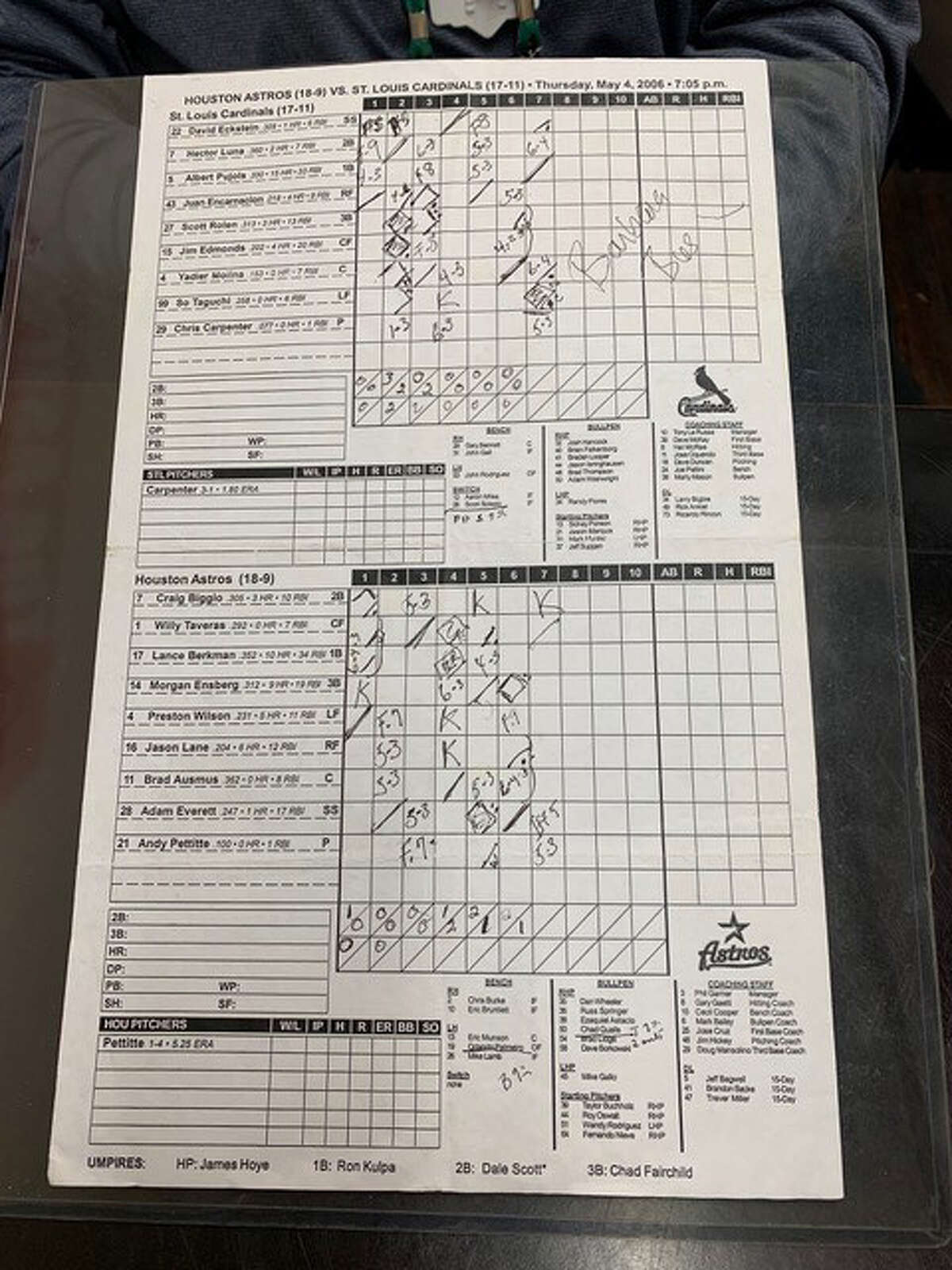 Authentication manager Mike Acosta makes sure Astros fans get the