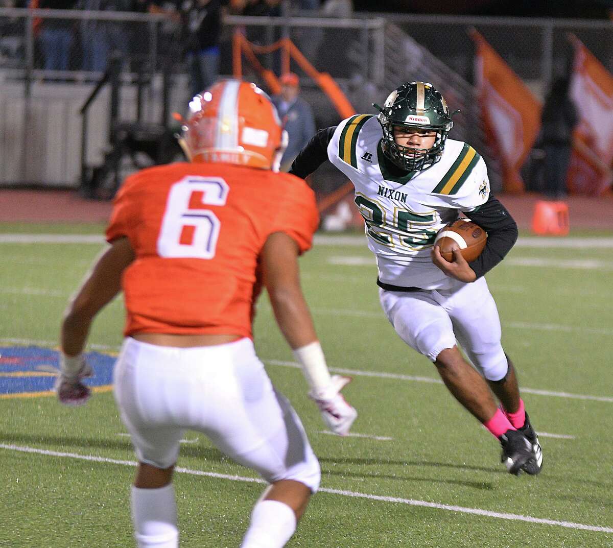 Pablo Tovar ran for 102 yards in Nixon’s 45-14 loss to United on Friday.