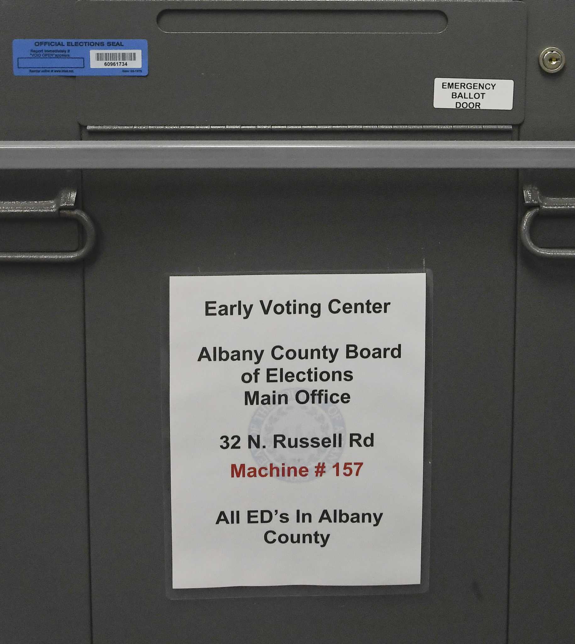 Photos Albany County Board of Elections opens for early voting