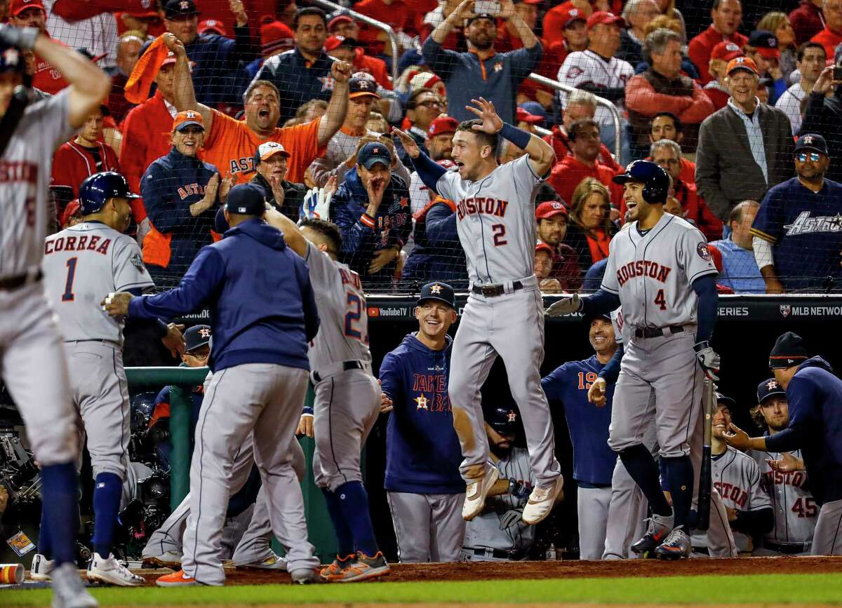Astros blast Nationals in Game 4 to level World Series