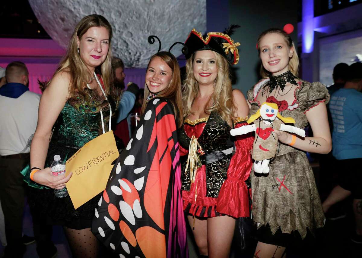 Calling all ghouls! Houston party-goers hit Spirits and Skeletons ...