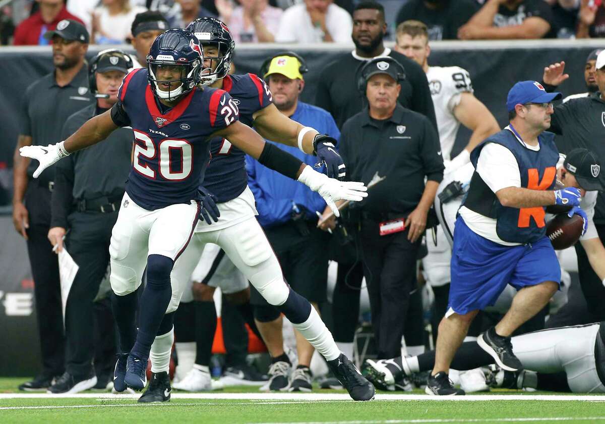 Houston Texans strong safety Justin Reid in the second quarter of an