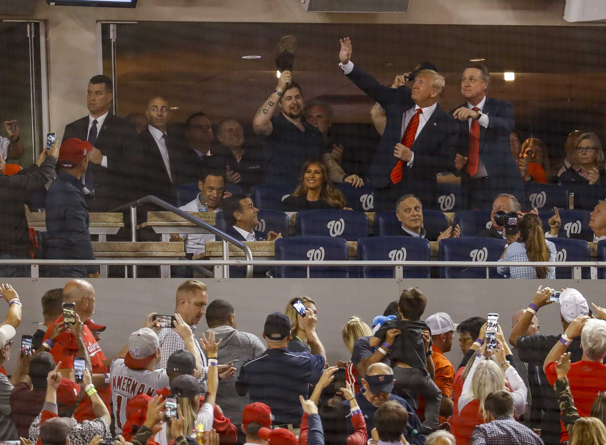 Sick and delusional': Astros fans torn over Trump's World Series booing, World Series