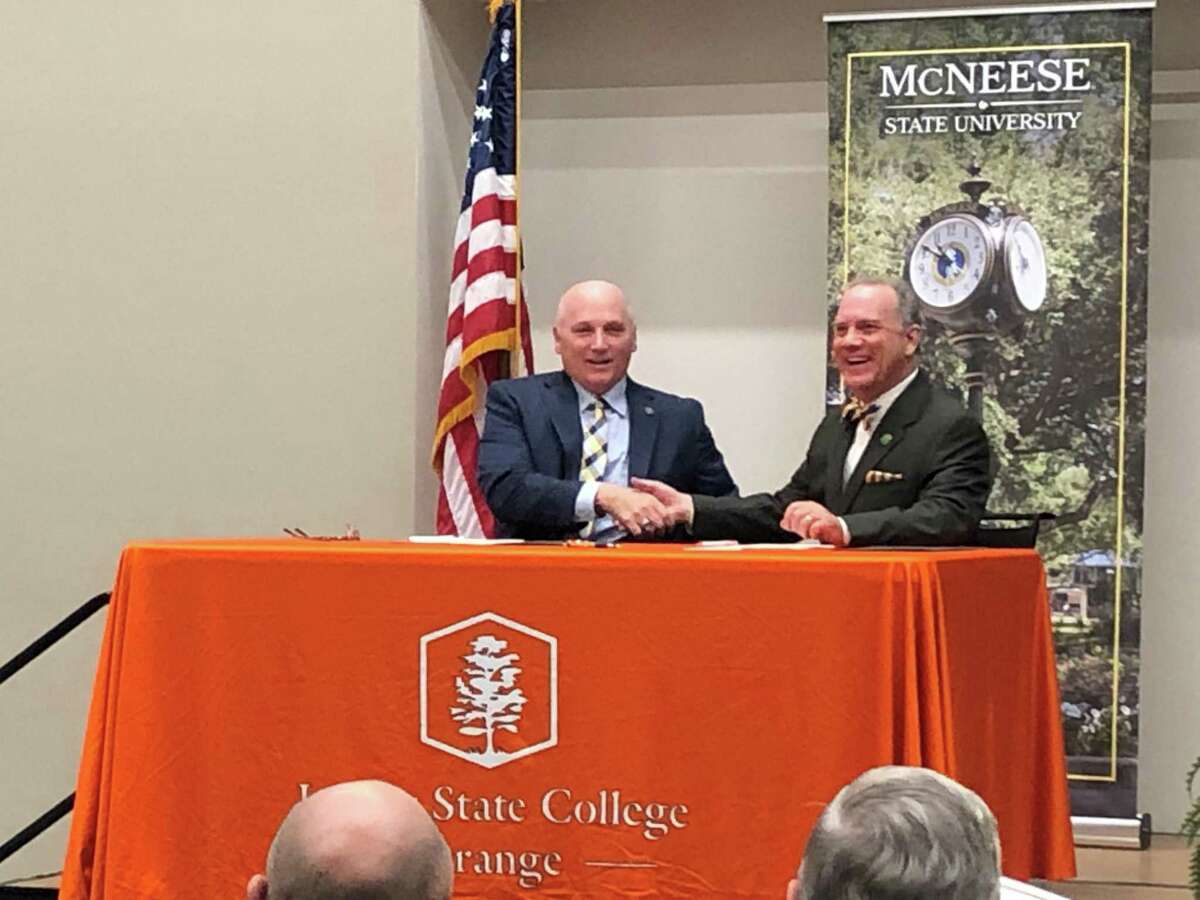 Lamar State College Orange and McNeese State University have brokered an agreement allowing for LSCO students to seemingly transfer from their two-year school to McNeese in the degree of their choice. Monday, Oct. 28, 2019.