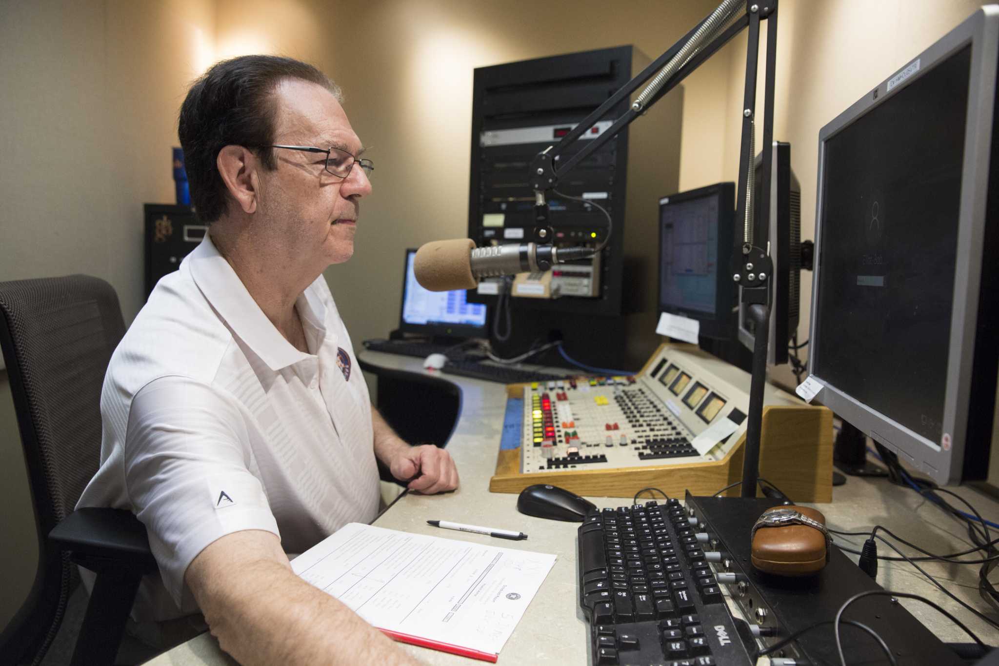 The man behind the Astros radio broadcasts, and bumper music