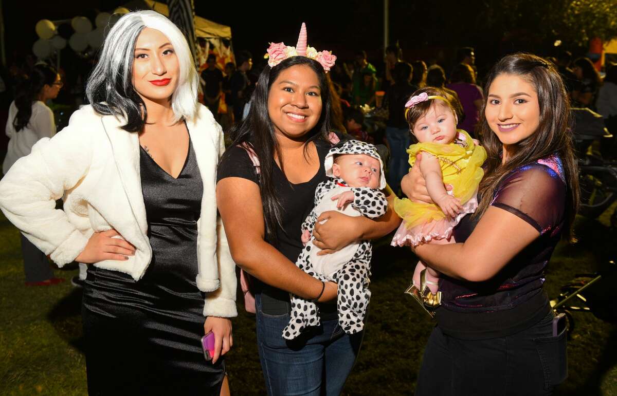 Families and students show off their costumes at the TAMIU Halloween Fest 2019.