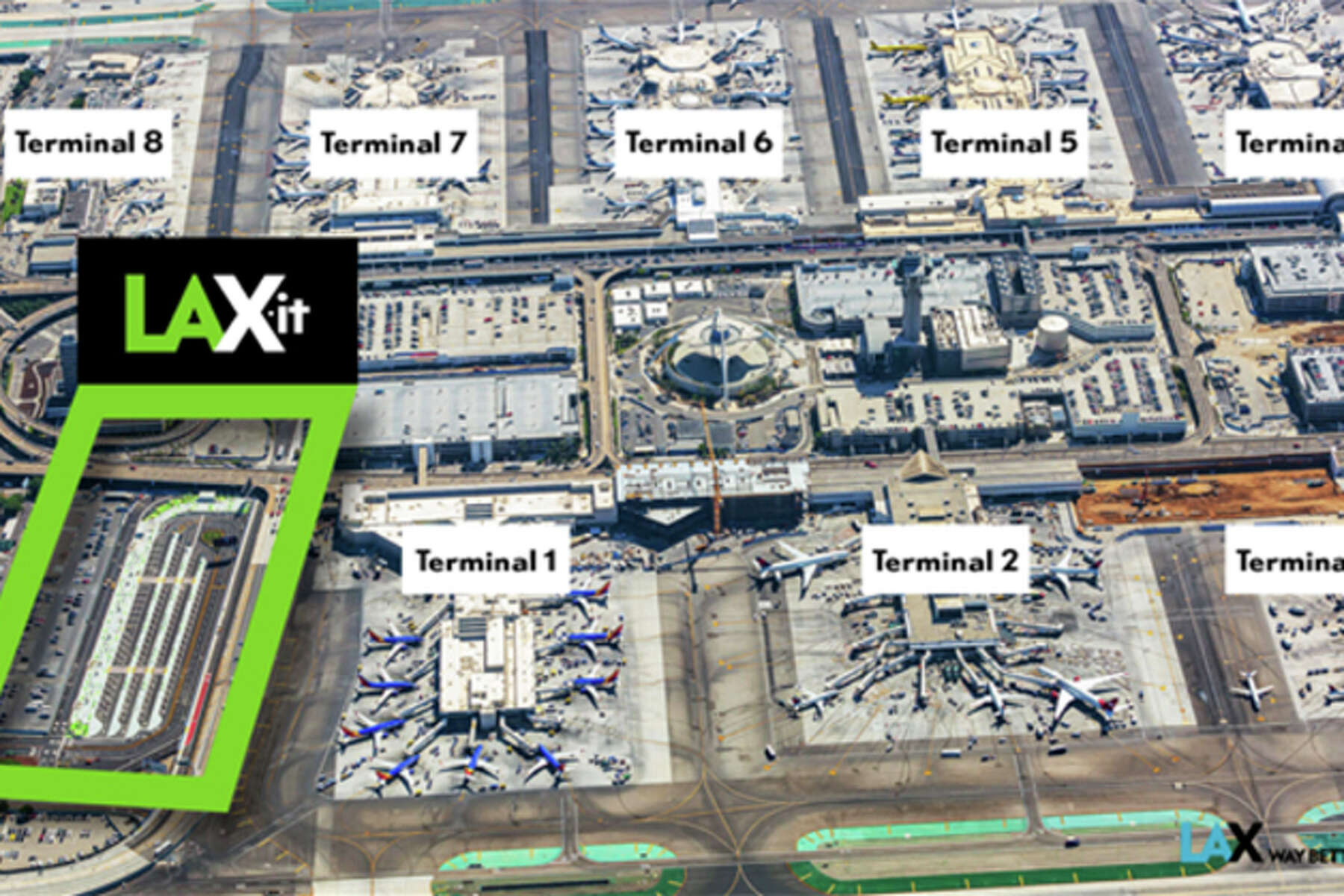 Anger and confusion on first day of new LAX ride pick-up area