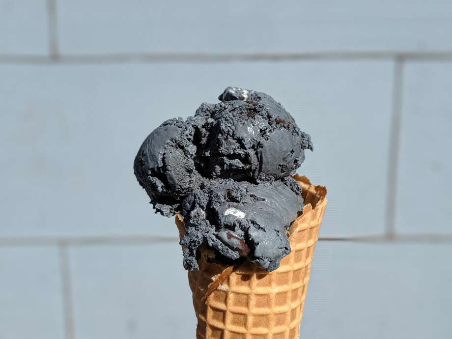Humphry Slocombe's limited edition Trick or Treat CBD ice cream. Photo: Dan Gentile
