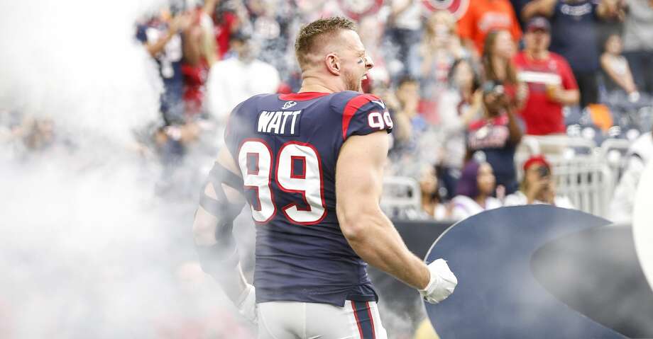 jj watt game used jersey