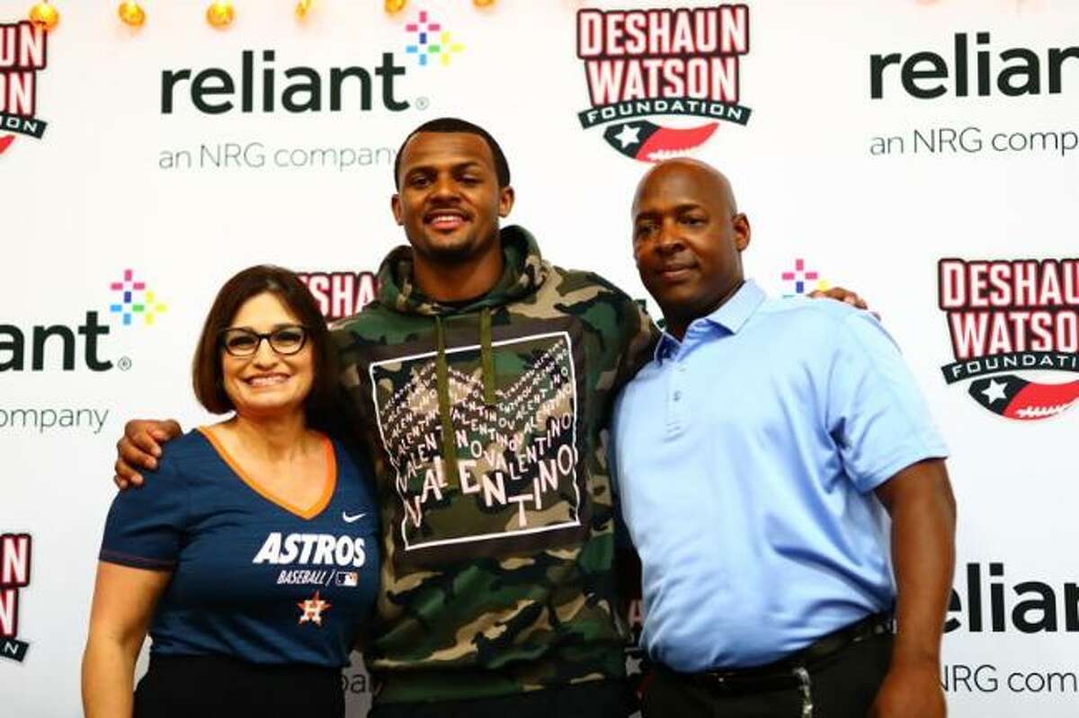 Texans quarterback Deshaun Watson at his inaugural charity event at the Pro-Vision Charter School on Tuesday, Oct 29, 2019.