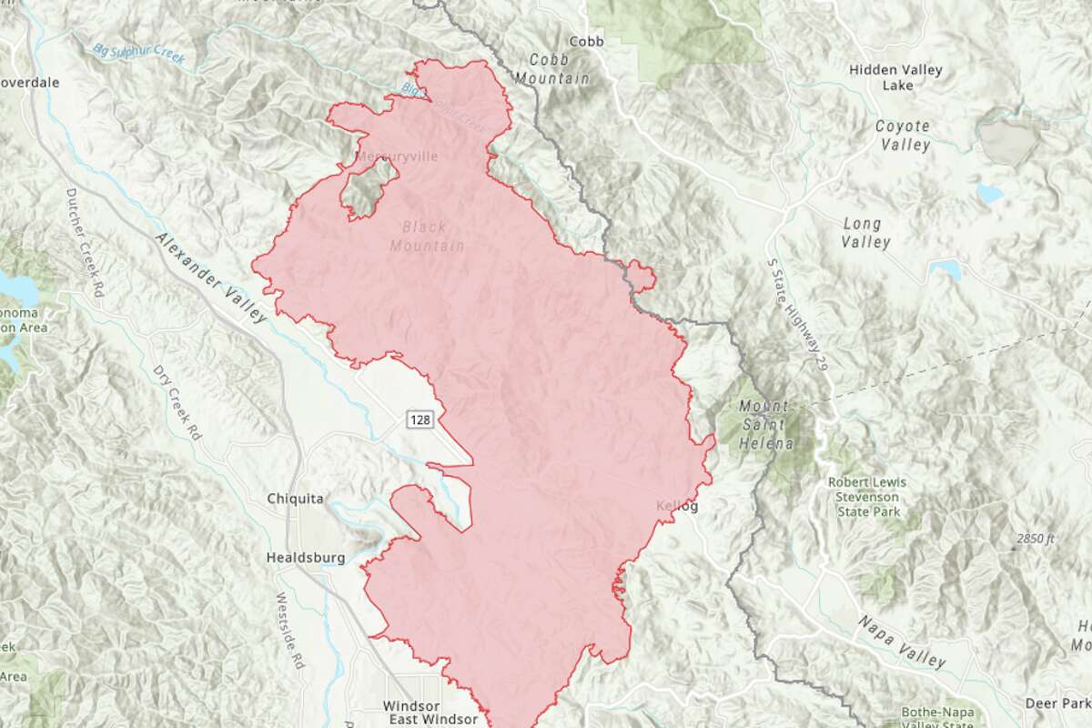 north cal fire map