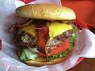 The bacon cheeseburger at Texas Hamburger Co.