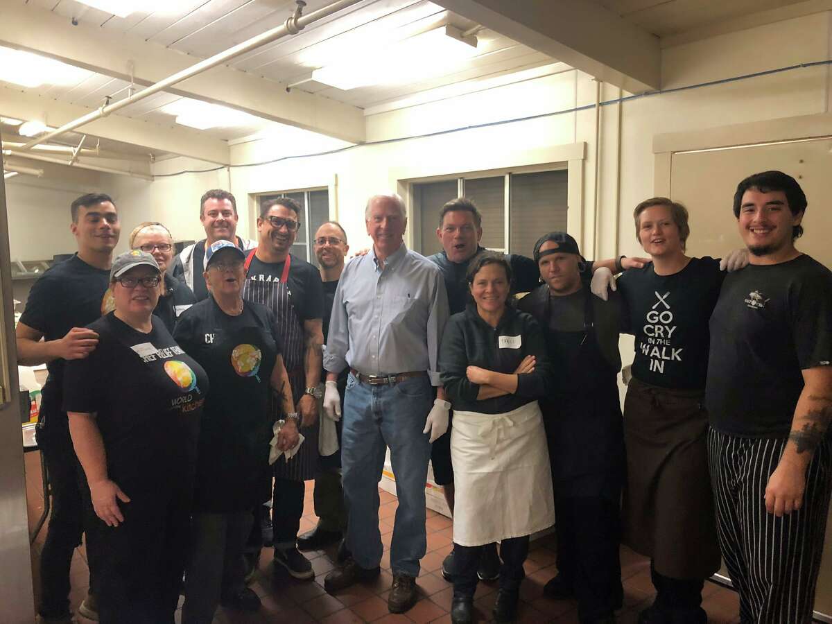 Guy Fieri, Tyler Florence, and other Bay Area chefs have been helping World Central Kitchen serve hot meals to Kincade Fire evacuees. Rep. Mike Thompson met with some of the volunteers this week.