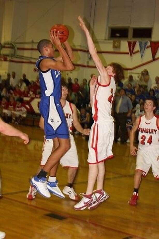 Willie Cauley-Stein plays in a game against Kinsley High School during his freshman year at Spearville High. Photo: Courtesy Of Jerrod Stanford /