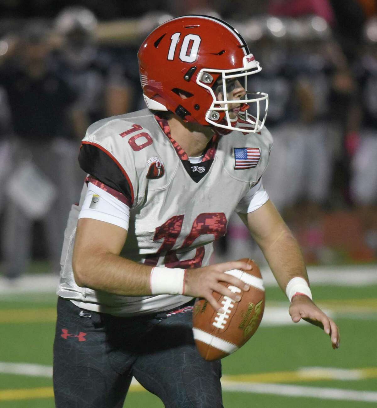 New Canaan football rebounds, shuts out Warde in home opener