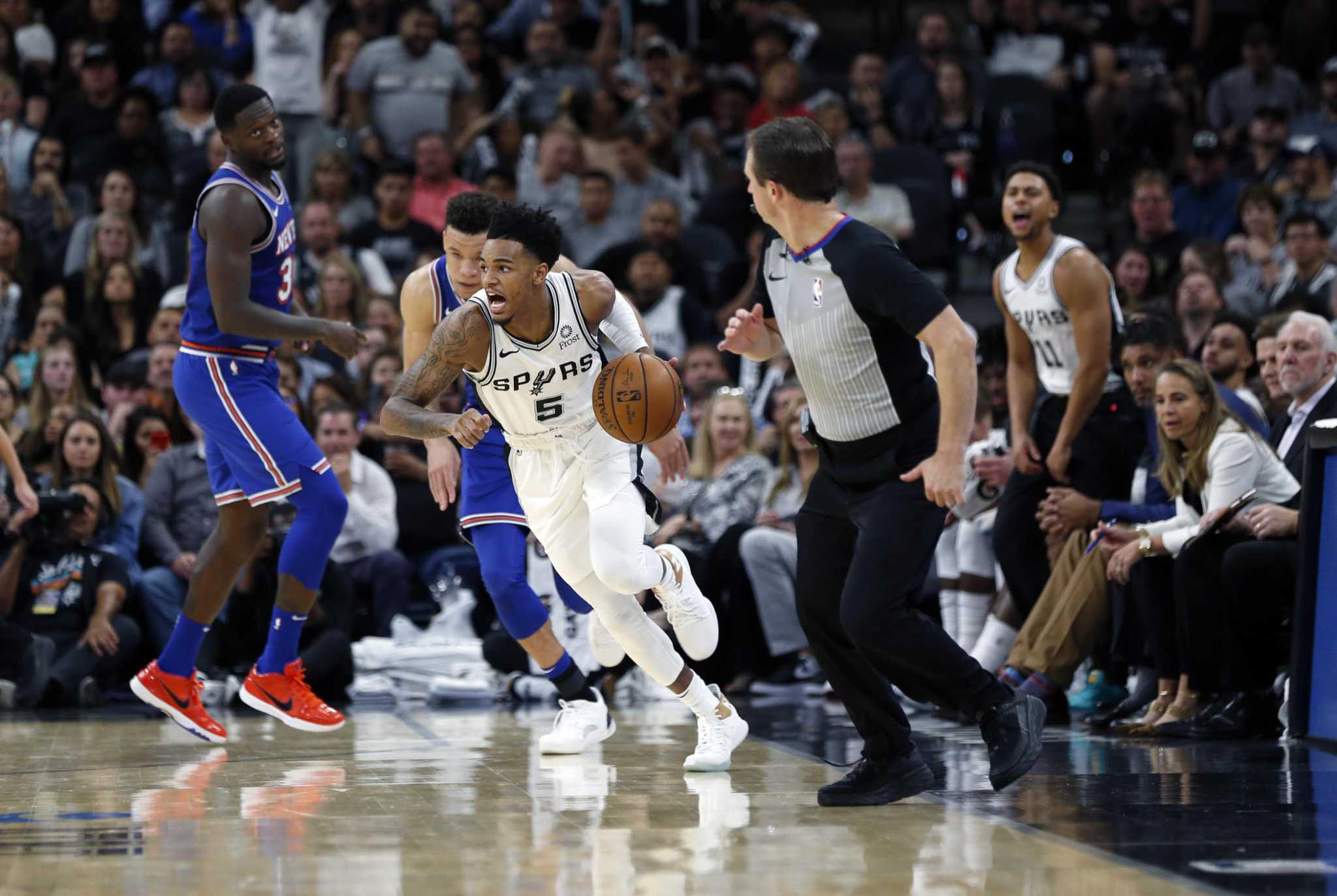 Dejounte Murray’s maturity earning respect in Spurs locker room