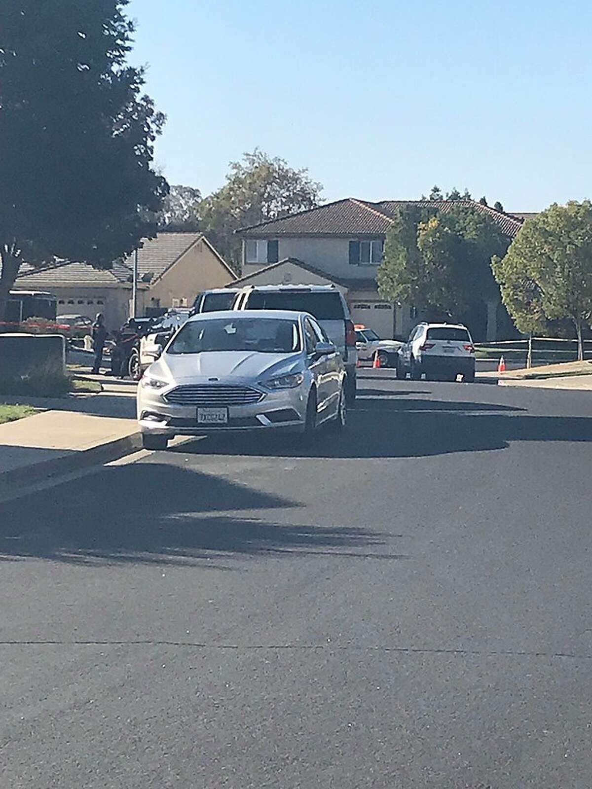 Police conducted a homicide investigation at a Vacaville home on Thursday, Oct. 31 after a son allegedly stabbed his mother to death.