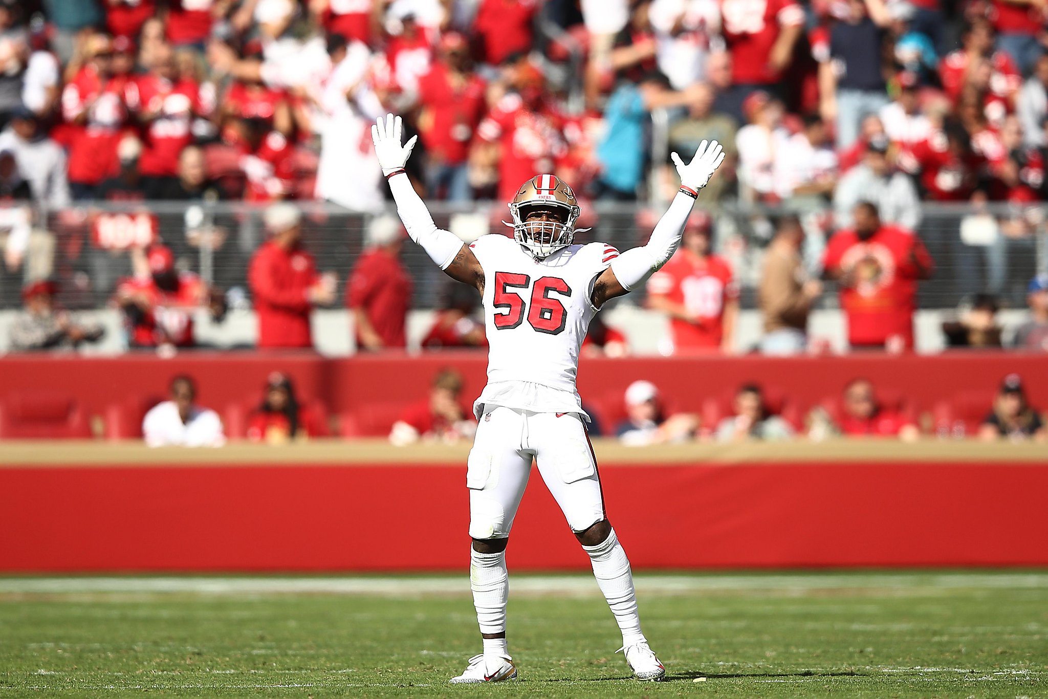 Kwon Alexander posts photo of his new No. 56 49ers jersey