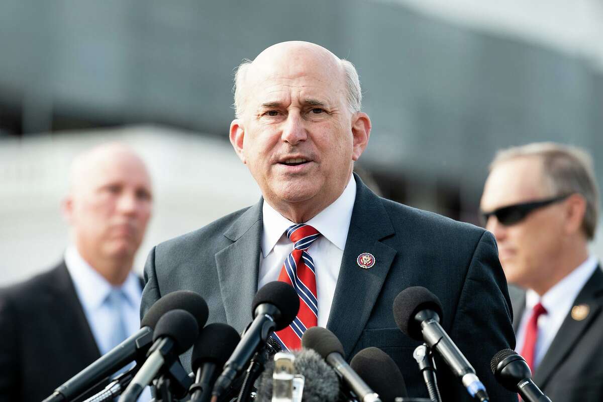 On September 18, 2019, in Washington, D.C., Rep. Louie Gohmert (R-Texas) speaks at a news conference at the U.S. Capitol. (Michael Brochstein/Sipa USA/TNS)