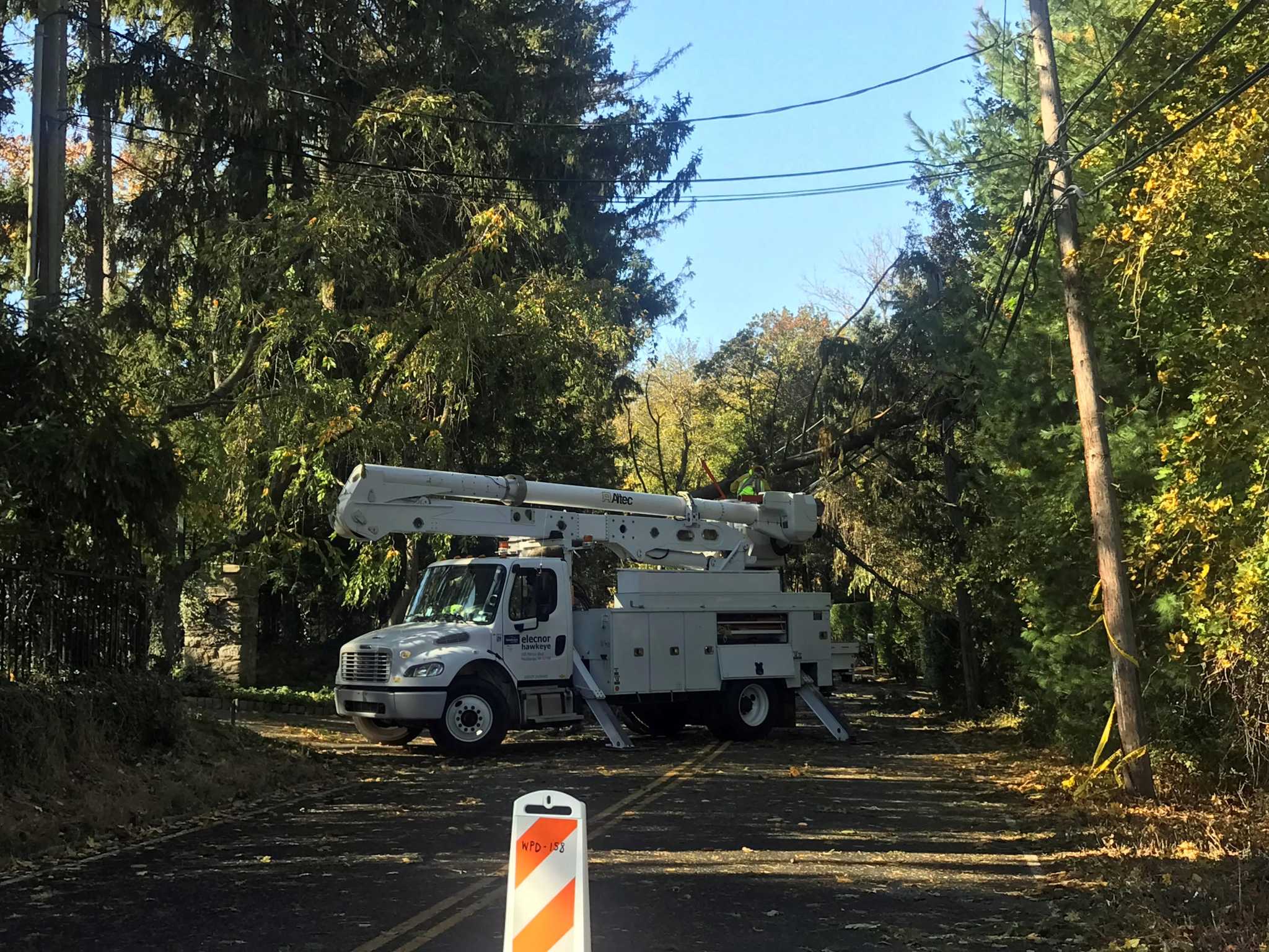 Storm closes several roads in Westport