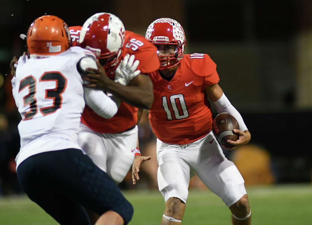 Cy Lakes senior quarterback Sofian Massoud was voted the District 14-6A Offensive MVP.