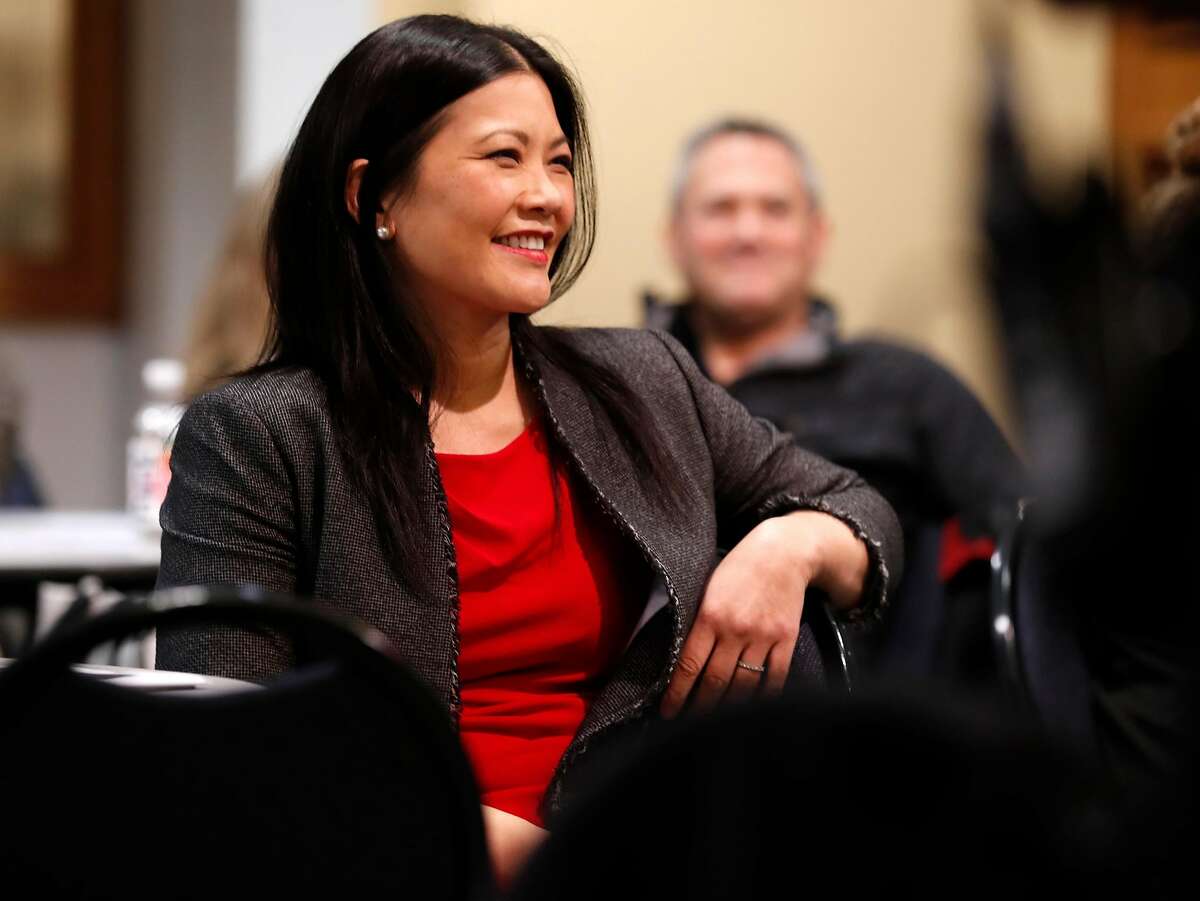 San Francisco District Attorney candidate Nancy Tung at Supervisor Catherine Stefani's community meeting in San Francisco, Calif., on Tuesday, February 5, 2019.