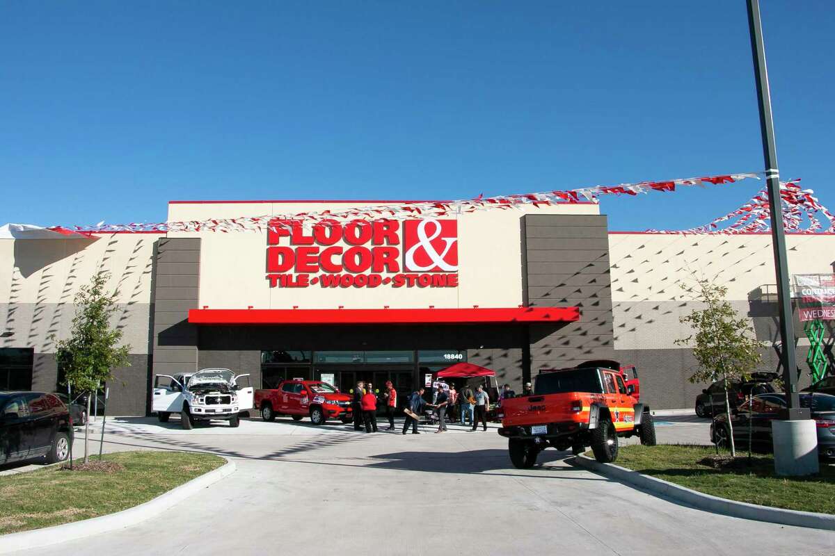 Floor and Decor has grown to 12 locations in the Houston area. The Humble location is shown.