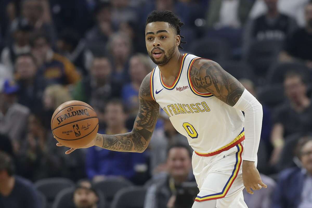 D'Angelo Russell out with ankle injury, leaving Warriors limited on